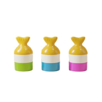 70g Glass Perfume Roll On Bottles with Silk Print Design