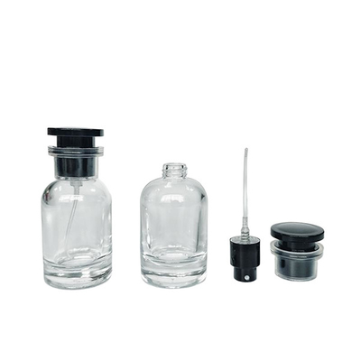 Express Shipping Custom Empty Glass Perfume Bottles Hot Stamping Injection Blow Molding
