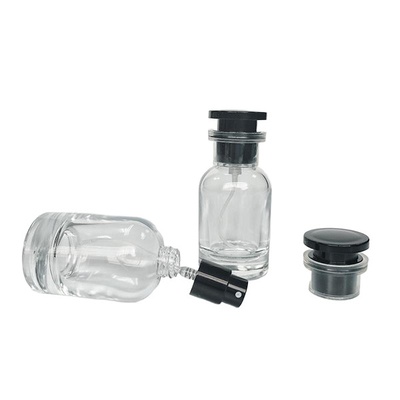 Express Shipping Custom Empty Glass Perfume Bottles Hot Stamping Injection Blow Molding