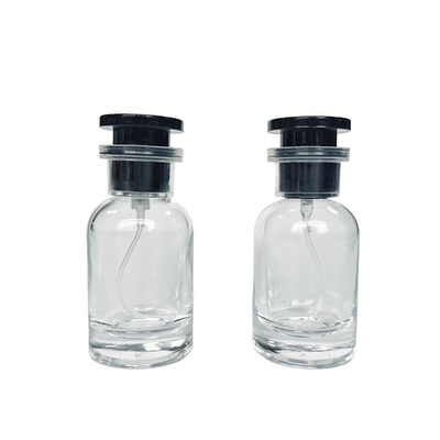 Express Shipping Custom Empty Glass Perfume Bottles Hot Stamping Injection Blow Molding