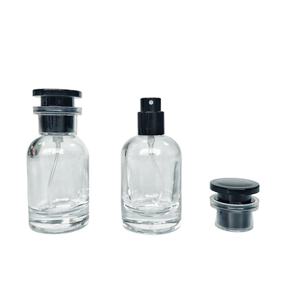 Express Shipping Custom Empty Glass Perfume Bottles Hot Stamping Injection Blow Molding