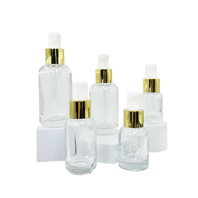 Spot 30ml-120ml Push Glass Lotion Bottle For Essential Oil