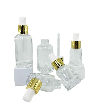 Spot 30ml-120ml Push Glass Lotion Bottle For Essential Oil