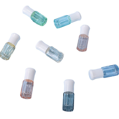 3ml Color Octagonal Roller Bottle Essential Oil Bottling Portable Thickened Glass