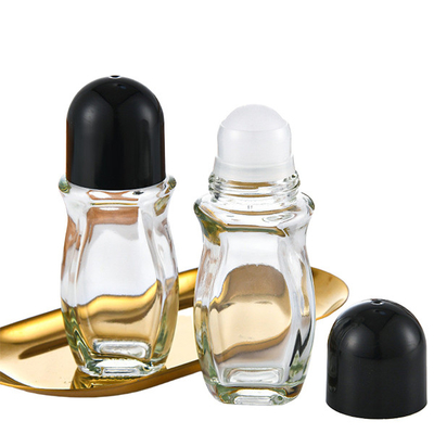 Clear 30ml 50ml Roll On Perfume Bottles For Personal Care