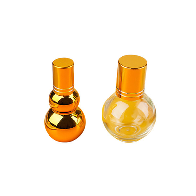 Luxury Uv Golden Gourd Shape Empty Roll On Perfume Bottles 50ml 100ml