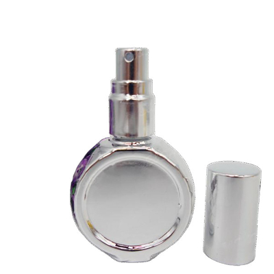 perfume oil bottle  recycled glass bottles black blue red pink green cap plastic and metal roll frog