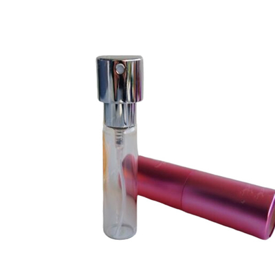 bottle perfume  bottle  recycled glass bottles black blue red pink green cap plastic and metal roll frog