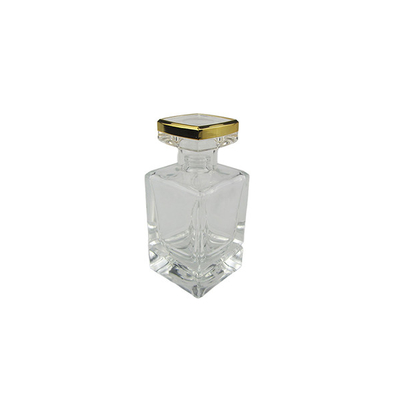 Empty Perfume 50ml Glass Bottle Silver WIth  Spayer Customize Caps