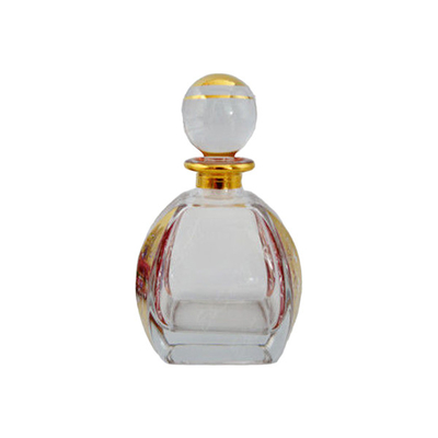 Aluminium Cap Custom Glass Perfume Bottles , Empty Perfume Oil Bottles With Atomizer