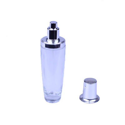 50g Glass Round Pump Sprayer Bottle