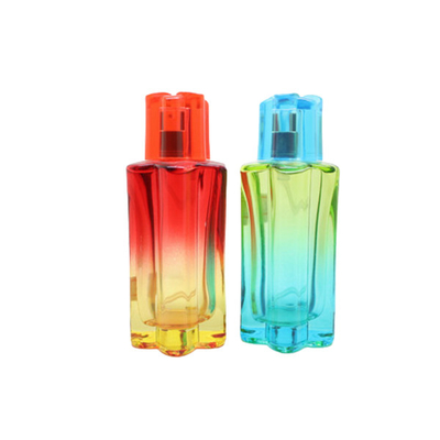 Cosmetic 30ml Custom Made Glass Perfume Bottles Decal Surface Handling