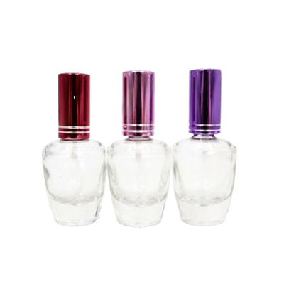 Clear Refillable Glass Perfume Bottle 30ml Capacity With Aluminum Sprayer
