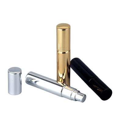 10ml 15ml Glass Bottle Refillable Perfume Uv Plating Gold Silver Black