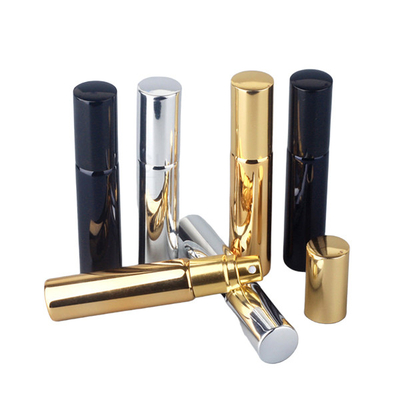 10ml 15ml Glass Bottle Refillable Perfume Uv Plating Gold Silver Black