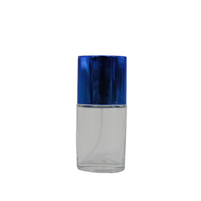 Wholesale Fancy Clear Glass Perfume Bottle With UV plastic Cap Glass Refill Empty Perfume Atomizer Spray hot sell