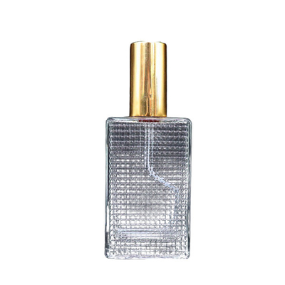 Wholesale clear glass Bottle With Aluminium Cap Glass Refill Empty Perfume Atomizer Spray bottle hot sell
