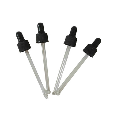 3ml 5ml 10ml Glass Empty Amber Dropper Bottles For Chemical / Cosmetic