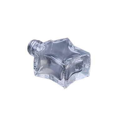 Clear Nail Polish Brush 3ML Star Glass Bottle