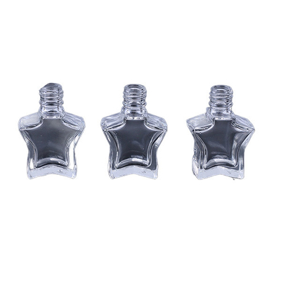 Clear Nail Polish Brush 3ML Star Glass Bottle