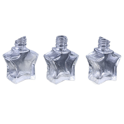 Clear Nail Polish Brush 3ML Star Glass Bottle