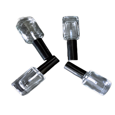 Basic Style Glass Tiny Nail Polish Bottles Matt Surface For Cosmetic Packing