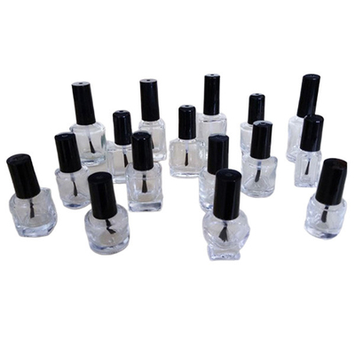 Basic Style Glass Tiny Nail Polish Bottles Matt Surface For Cosmetic Packing