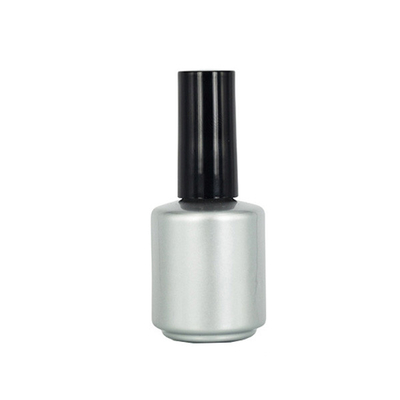 Screw Sealing Empty Glass Nail Polish Bottles 12ml Customized Surfuce Treatment