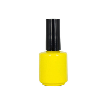 Screw Sealing Empty Glass Nail Polish Bottles 12ml Customized Surfuce Treatment