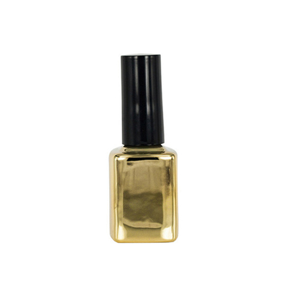 Screw Sealing Empty Glass Nail Polish Bottles 12ml Customized Surfuce Treatment