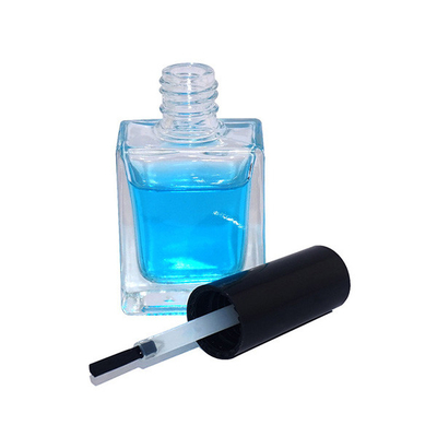 31.5mm Diameter Square Nail Polish Bottles 13ml Customized Color