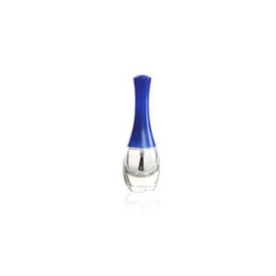 10ml Custom Made Nail Polish Bottles Plastic Red Blue White Caps With Brush