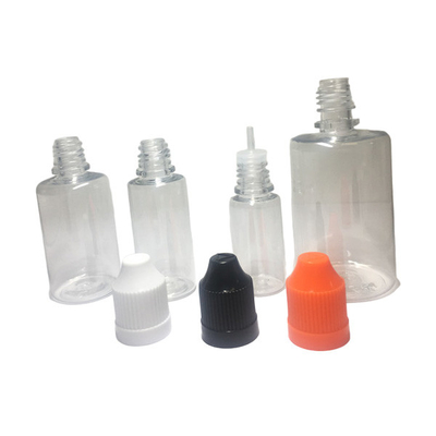 Cosmetic Plastic Bottle 5ml 10ml 20ml 30ml 50ml 60ml 120ml Clear PET Bottle with CRC Screw Cap