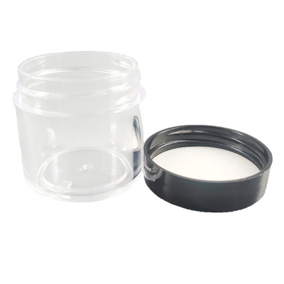 30ML Clear Plastic Eye SGS Cosmetic Cream Jar With Tip