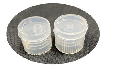 20 / 410 Clear ISO1400 Flip Top Plastic Bottle Caps