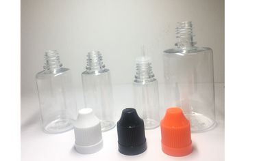 Cosmetic Plastic Bottle 5ml 10ml 20ml 30ml 50ml 60ml 120ml Clear PET Bottle with CRC Screw Cap
