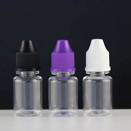 Cosmetic Plastic Bottle 5ml 10ml 20ml 30ml 50ml 60ml 120ml Clear PET Bottle with CRC Screw Cap