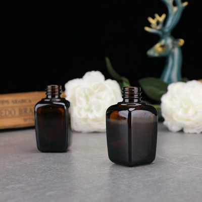 Euro Square Separate 35ML Amber Glass Bottle
