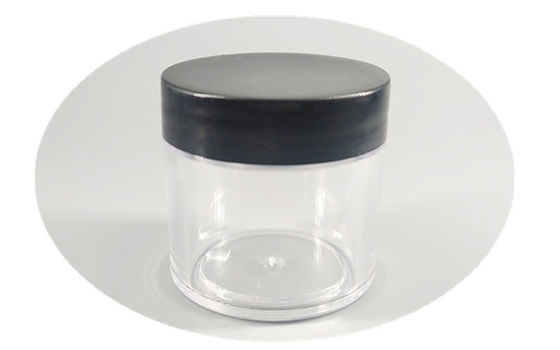 30ML Clear Plastic Eye SGS Cosmetic Cream Jar With Tip