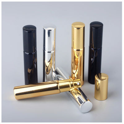 10ml 15ml Glass Bottle Refillable Perfume Uv Plating Gold Silver Black