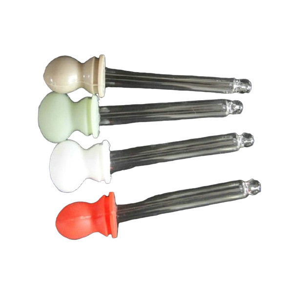Colorful Cap Mini Glass Dropper Bottles , 50ml Empty Eye Drop Bottles